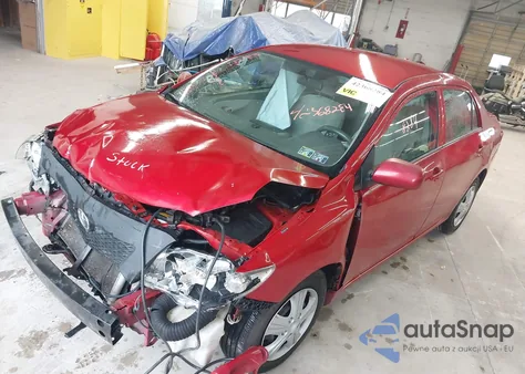 2009 Toyota Corolla Le из США, поврежденный, VIN 2T1BU40E49C110472